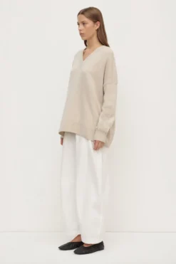 Alora Cashmere V Neck Knit
