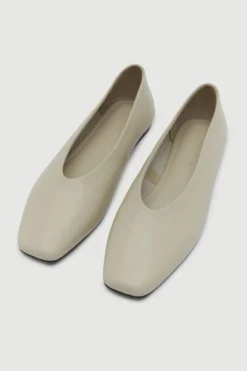 Andrea Leather Ballet Flat