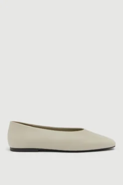 Andrea Leather Ballet Flat