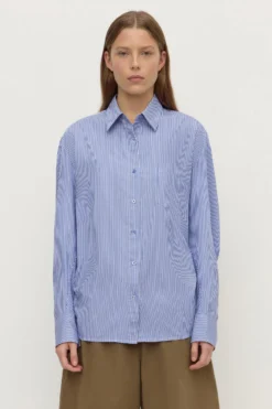 Ava Stripe Poplin Shirt
