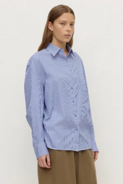 Ava Stripe Poplin Shirt