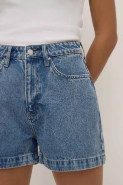 Boxy Denim Short