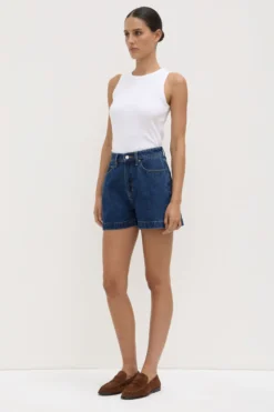 Boxy Denim Short