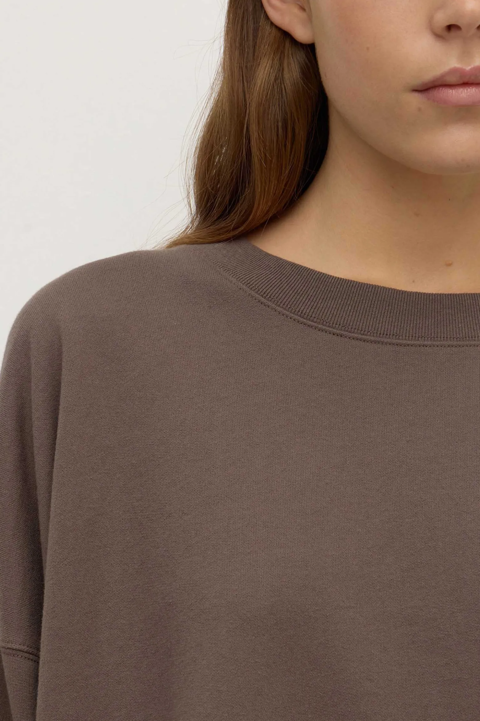 Brushed Cotton Lounge Sweater