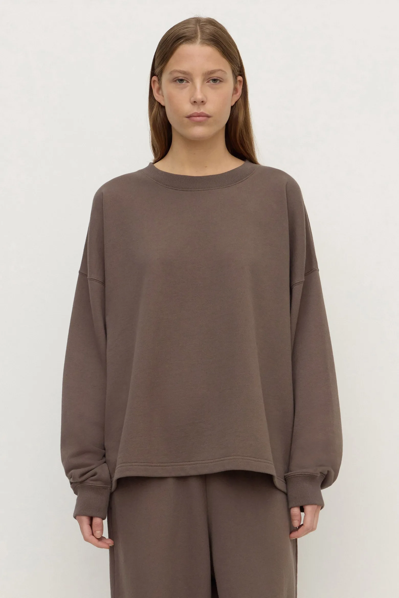Brushed Cotton Lounge Sweater