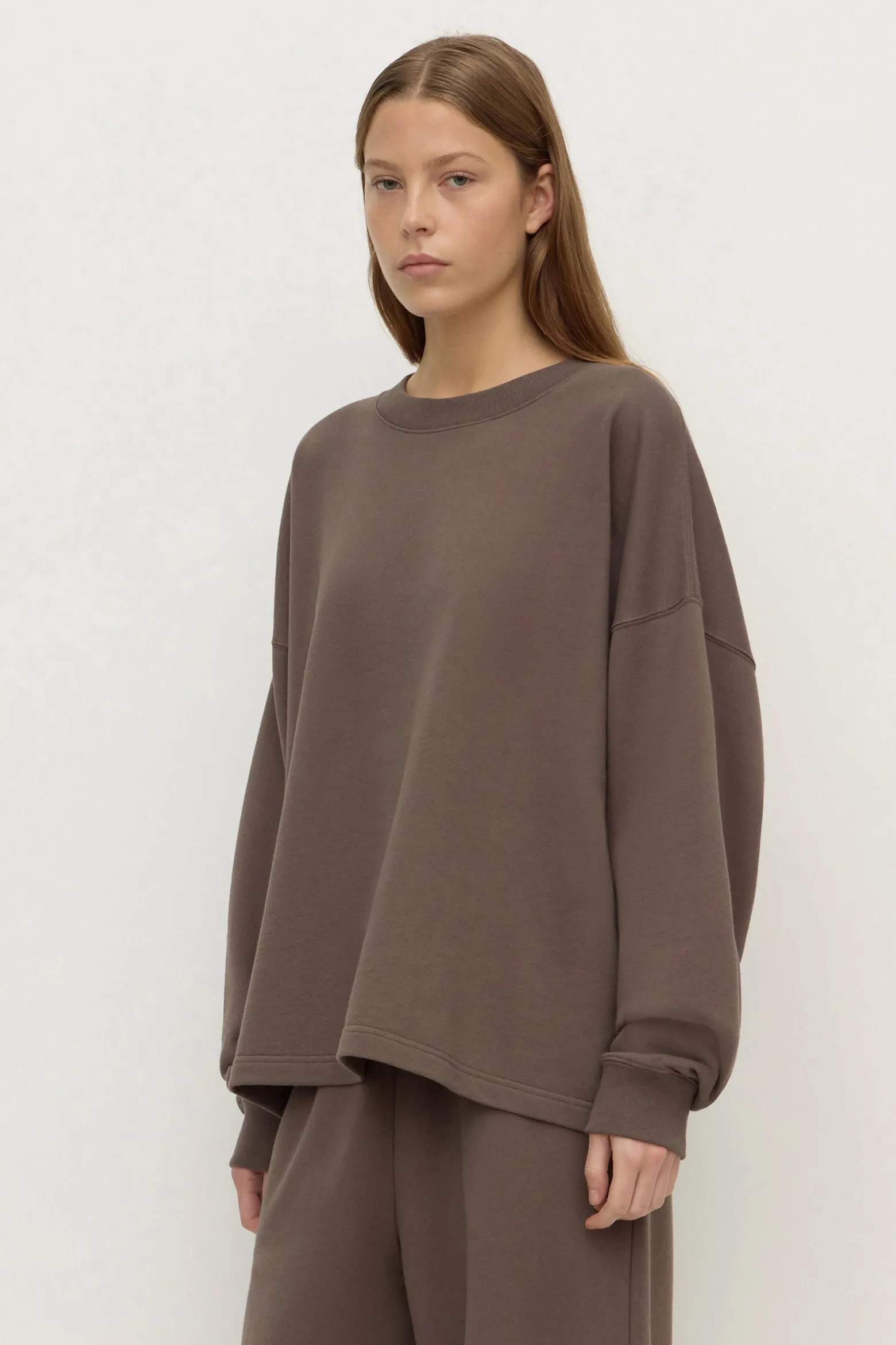 Brushed Cotton Lounge Sweater