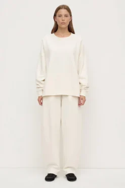 Brushed Cotton Lounge Sweater