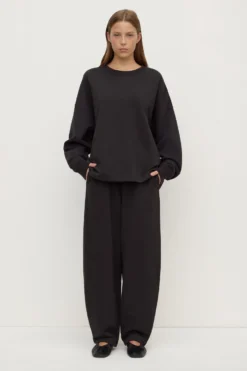 Brushed Cotton Lounge Sweater