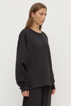 Brushed Cotton Lounge Sweater