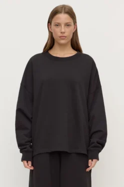 Brushed Cotton Lounge Sweater