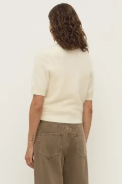Carina Merino Wool Short Sleeve Cardigan