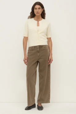 Carina Merino Wool Short Sleeve Cardigan