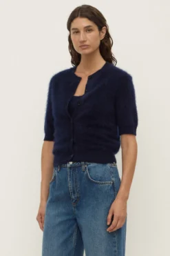Carina Merino Wool Short Sleeve Cardigan