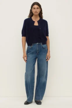 Carina Merino Wool Short Sleeve Cardigan