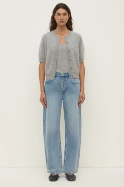 Carina Merino Wool Short Sleeve Cardigan