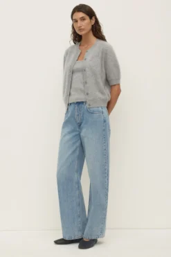 Carina Merino Wool Short Sleeve Cardigan