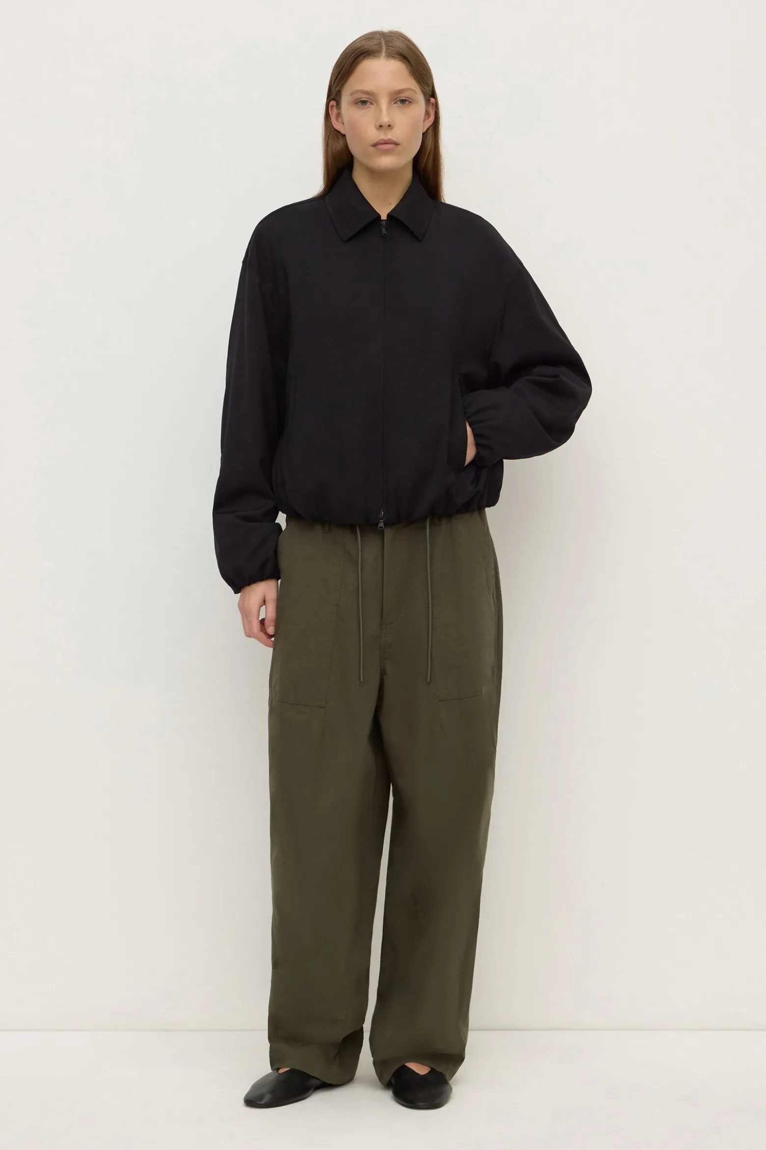Danielle Wool Bomber Jacket