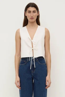 Emmy Tie Front Top