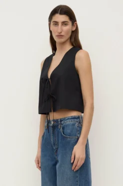 Emmy Tie Front Top