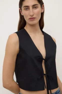Emmy Tie Front Top