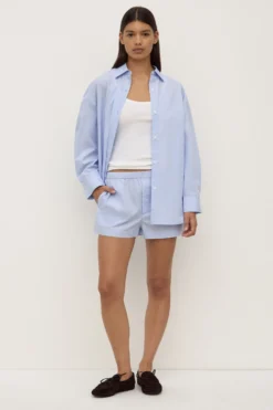 Havana Stripe Poplin Short