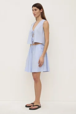 Havana Stripe Poplin Skirt