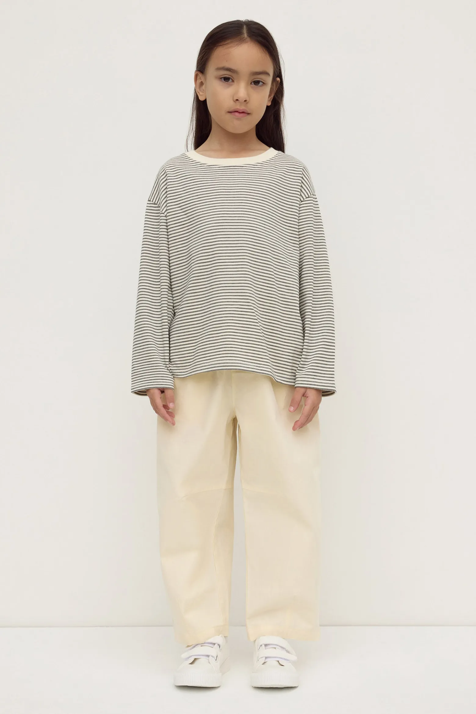 Kids Malone Stripe Long Sleeve Tee