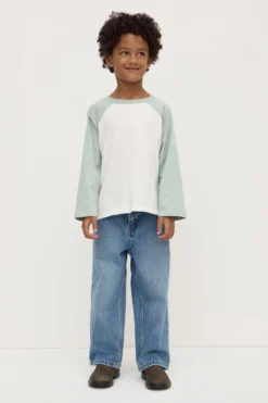 Kids Raglan Long Sleeve Tee