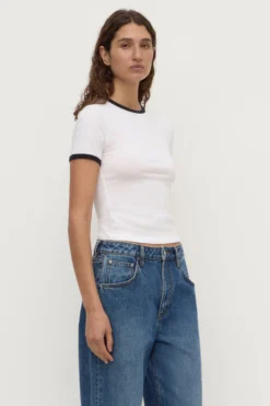 Kourt Contrast Bind Tee