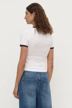 Kourt Contrast Bind Tee