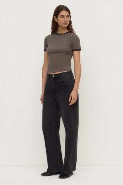 Kourt Contrast Bind Tee