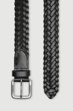 Leather Braided Belt