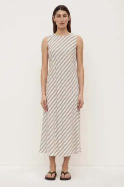 Lenny Stripe Midi Dress