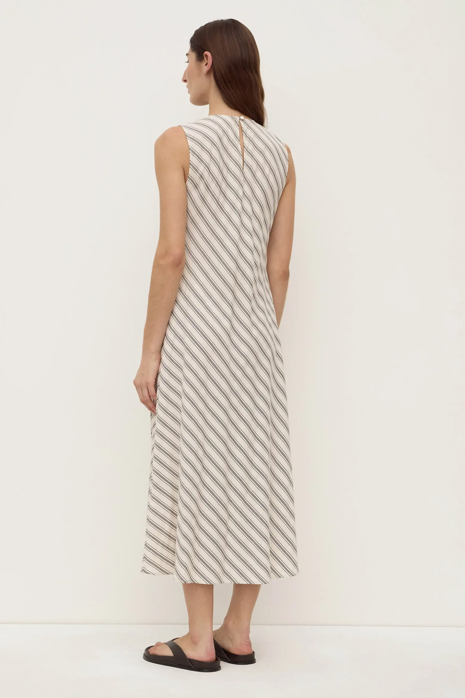 Lenny Stripe Midi Dress