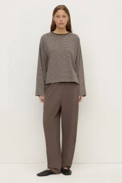 Malone Stripe Wide Sleeve Tee