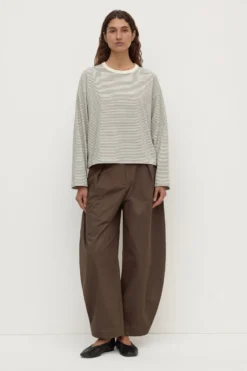 Malone Stripe Wide Sleeve Tee