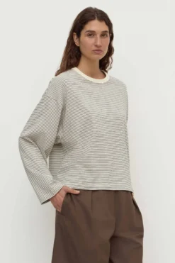 Malone Stripe Wide Sleeve Tee