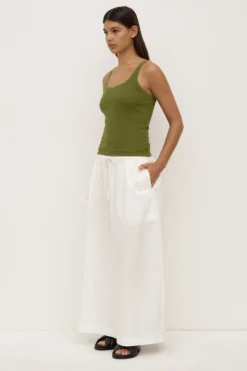 Maya Poplin Maxi Skirt