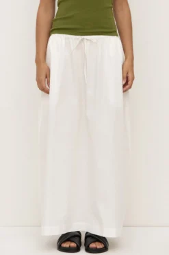 Maya Poplin Maxi Skirt