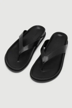 Mela Leather Thong