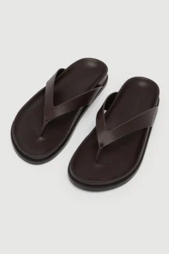 Mela Leather Thong