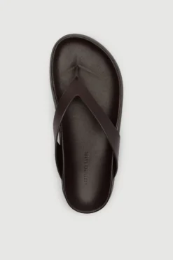 Mela Leather Thong