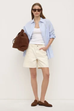 Mid Rise Vintage Denim Short