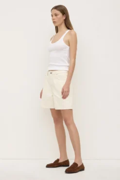 Mid Rise Vintage Denim Short