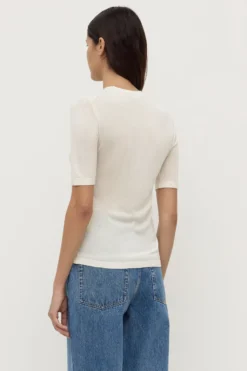 Mina Silk Knit Tee