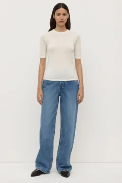 Mina Silk Knit Tee