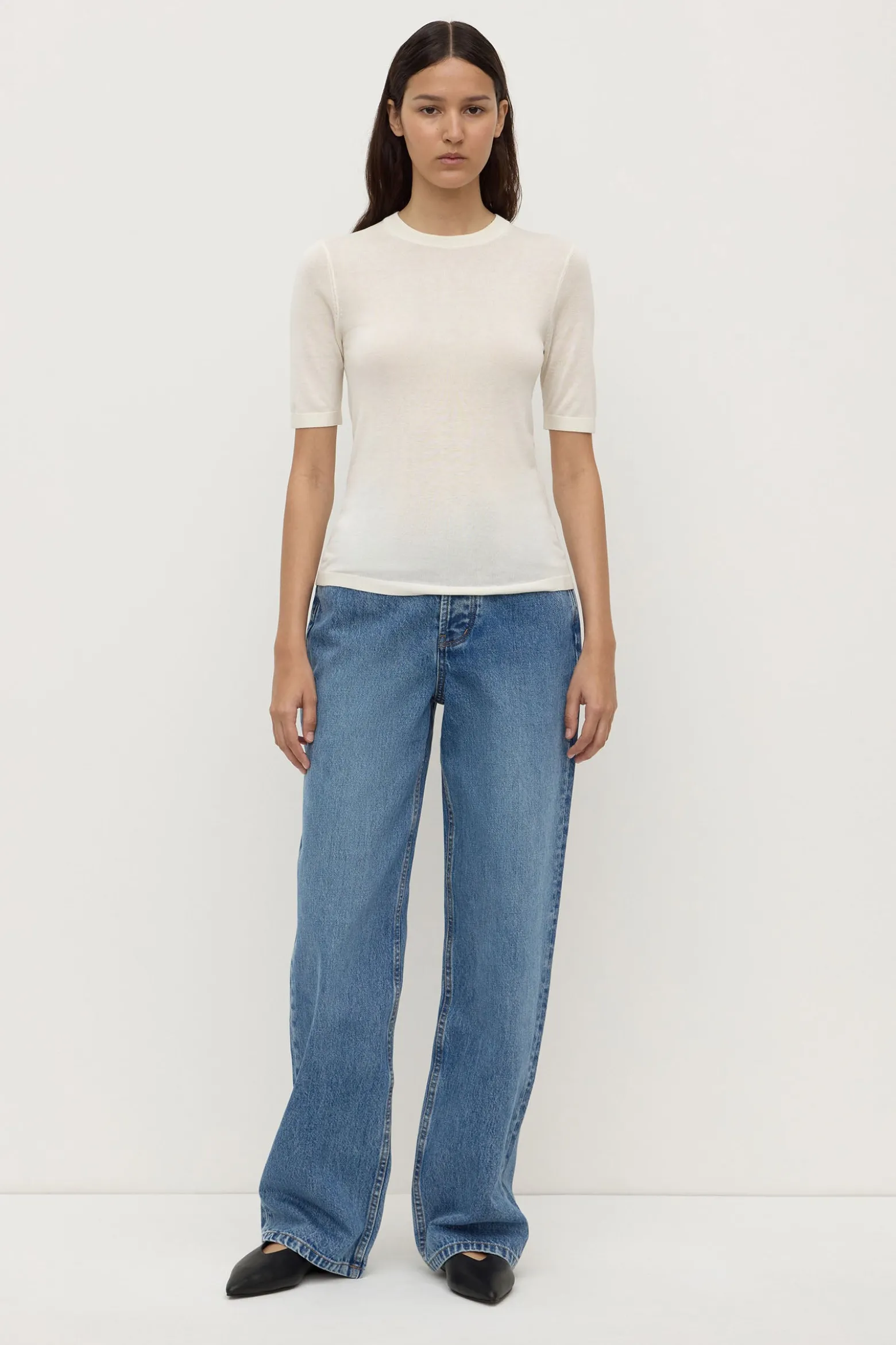 Mina Silk Knit Tee