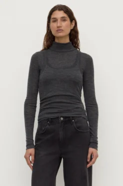 Nora Merino Wool Layered Turtleneck
