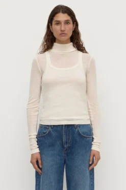 Nora Merino Wool Layered Turtleneck