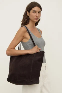 Paige Suede Tote Bag